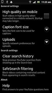 Press Clear search history.