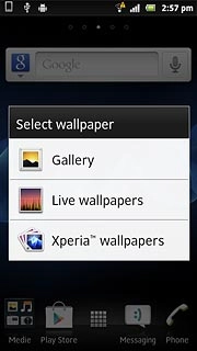 If you select Live wallpapers: