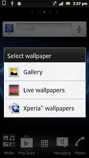 If you select Gallery:Go to the required folder.