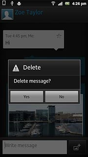 Press Yes to confirm.