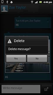 Press Yes to confirm.