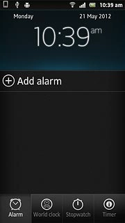 Press Add alarm.