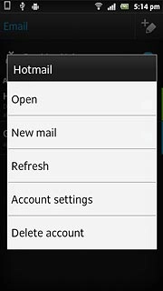 Press Delete account.