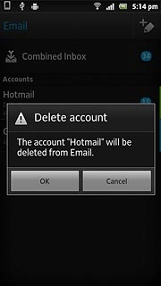 Press OK to confirm.