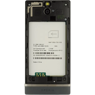 Place your SIM as illustrated next to the SIM holder.