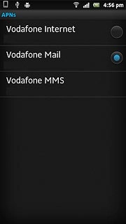 Press Vodafone Mail.