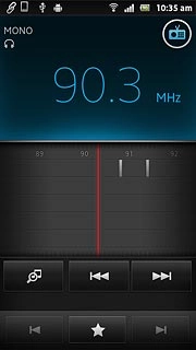 Press the power off icon.