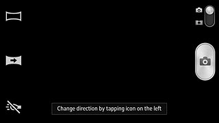 Press the direction icon.