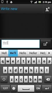 Press and drag the word suggestion bar left for more suggestions.