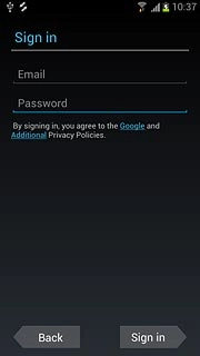 Press Sign in.Follow the instructions on the display to select settings for Google account.