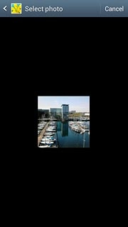 Go to the required folder.Press the required picture.