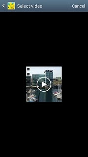 Press the required video clip.