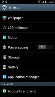 Press Accounts and sync.