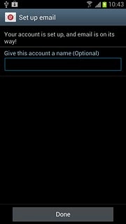 Press the field below Give this account a name (Optional) and key in the required name.