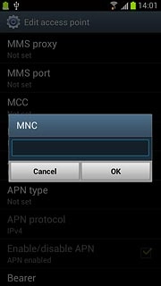 Key in 03 and press OK.