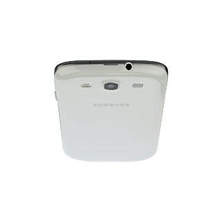 Turn the back of your phone towards you.Take hold of the top of the back cover and remove it.