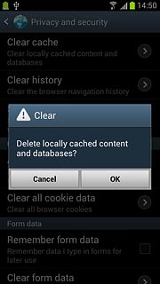 Press OK to confirm.