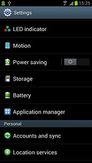 Press Location services.