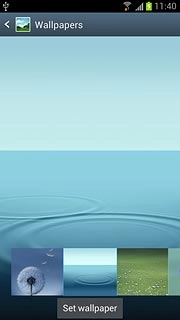 Press Set wallpaper.