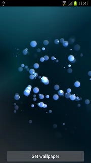 Press Set wallpaper.