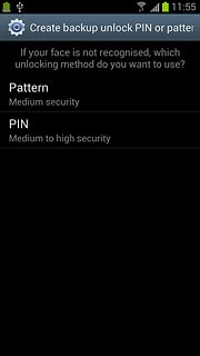 If you select Pattern: