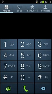 Press the Keypad tab.Key in #31# followed by the number you want to call.