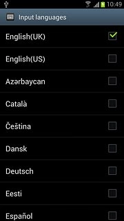Press the required language to add it.