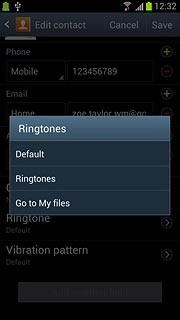 If you select Ringtones: