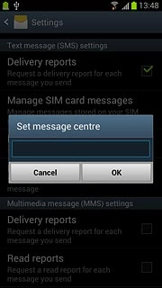 Key in +61415011501 and press OK.