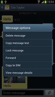 Press Forward.Key in the first letters of the required contact.Matching contacts are displayed.