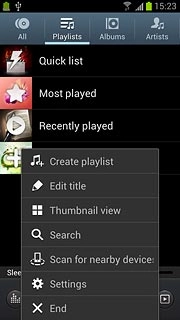 Press Create playlist.
