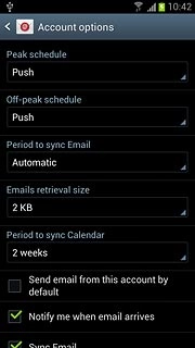 Press Emails retrieval size.