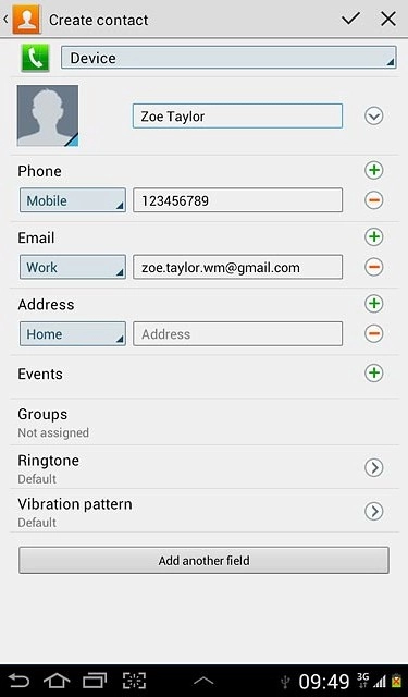 Press the picture icon.