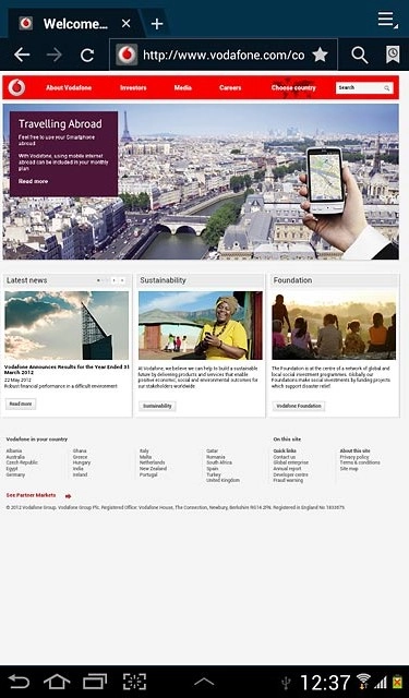 Press the address bar.
