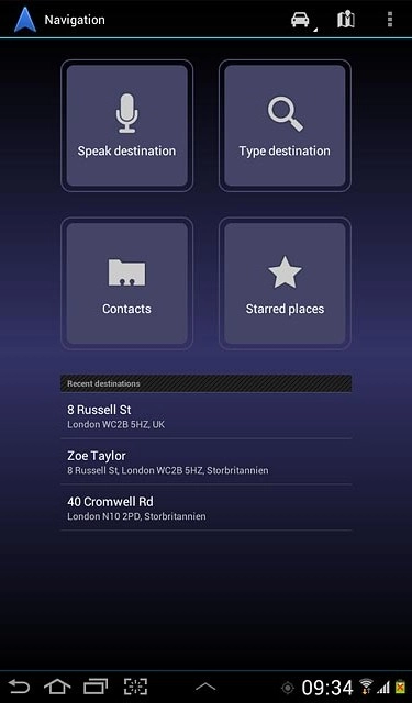 Starred places, go to 2d.