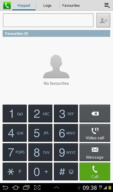 Press the settings icon.