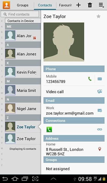 Press the settings icon.