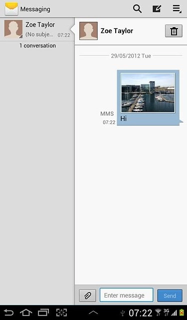 Press the home icon to return to standby mode.
