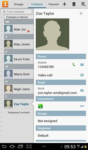Press the home icon to return to standby mode.