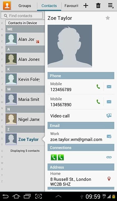 Press the home icon to return to standby mode.
