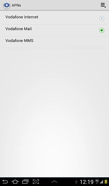 Press the home icon to return to standby mode.
