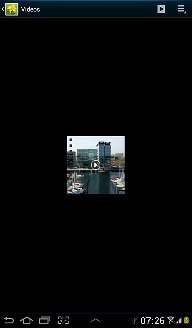 Press the home icon to return to standby mode.