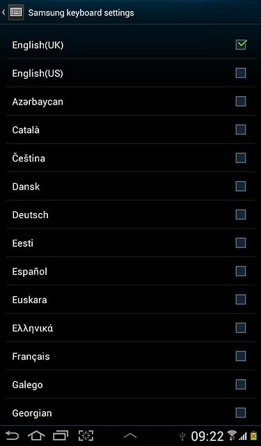 When the box next to a language is ticked (V), it's added.