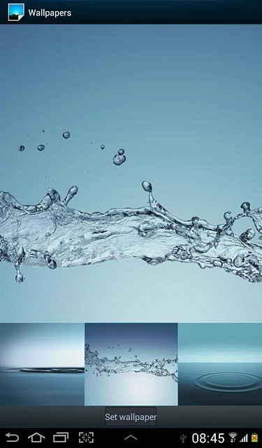 Press the required background image.