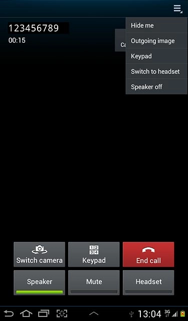 Press Hide me or Show me (depending on the current setting).