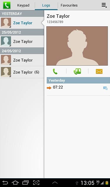 Press the home icon to return to standby mode.