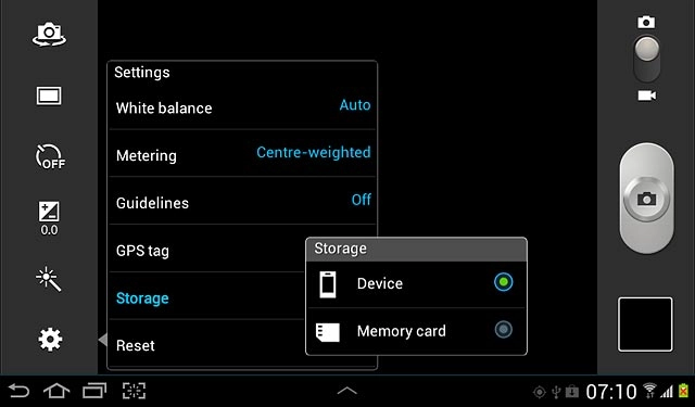 Press Device or Memory card.