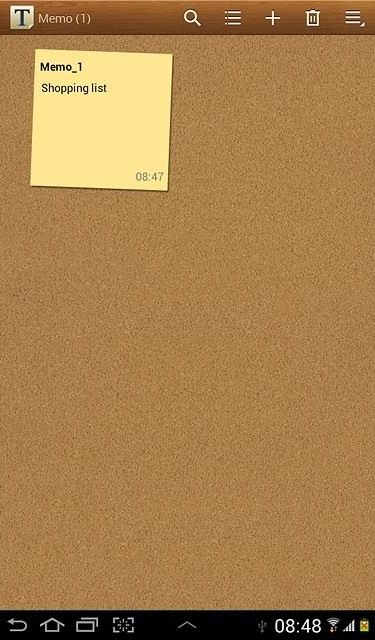 Press the home icon to return to standby mode.