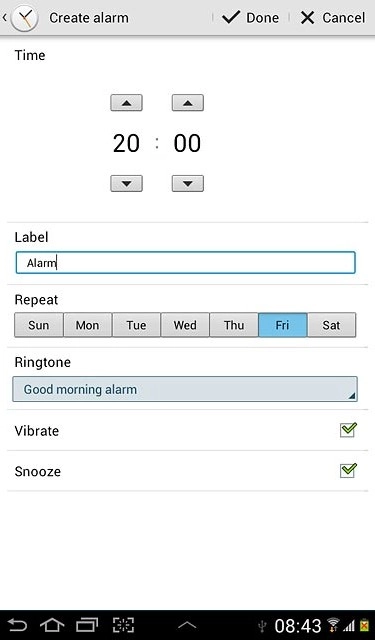 When the box next to the menu item is ticked (V), the function is turned on.