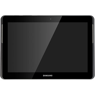 Point the camera lens at the front of your device at the required object during a video call.